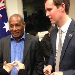 Chris Steel and Timor Leste Ambassador